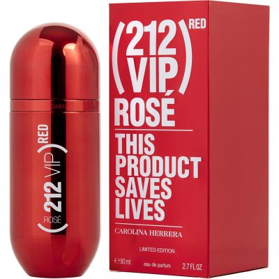 Eau De Parfum Spray 2.7 Oz (Red Edition) - 212 Vip Rose By Carolina Herrera