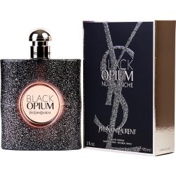 Eau De Parfum Spray 3 Oz - Black Opium Nuit Blanche By Yves Saint Laurent