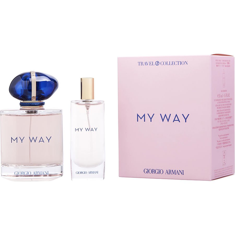 Eau De Parfum Spray 3 Oz & Eau De Parfum 0.5 Oz - Armani My Way By Giorgio Armani Eau De Parfum Spray 3 Oz & Eau De Parfum 0.5 Oz - Armani My Way By Giorgio Armani