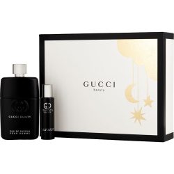 Eau De Parfum Spray 3 Oz & Eau De Parfum Travel Spray 0.5 Oz - Gucci Guilty Pour Homme By Gucci