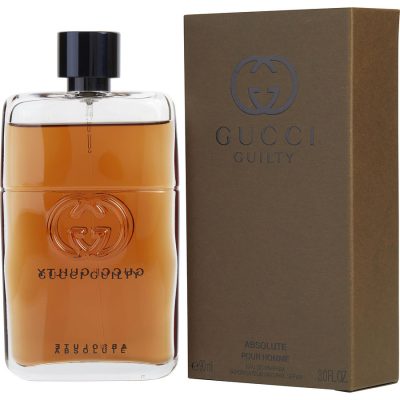 Eau De Parfum Spray 3 Oz - Gucci Guilty Absolute By Gucci