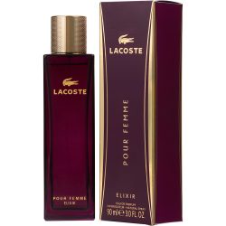 Eau De Parfum Spray 3 Oz - Lacoste Pour Femme Elixir By Lacoste