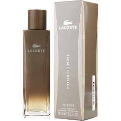 Eau De Parfum Spray 3 Oz - Lacoste Pour Femme Intense By Lacoste