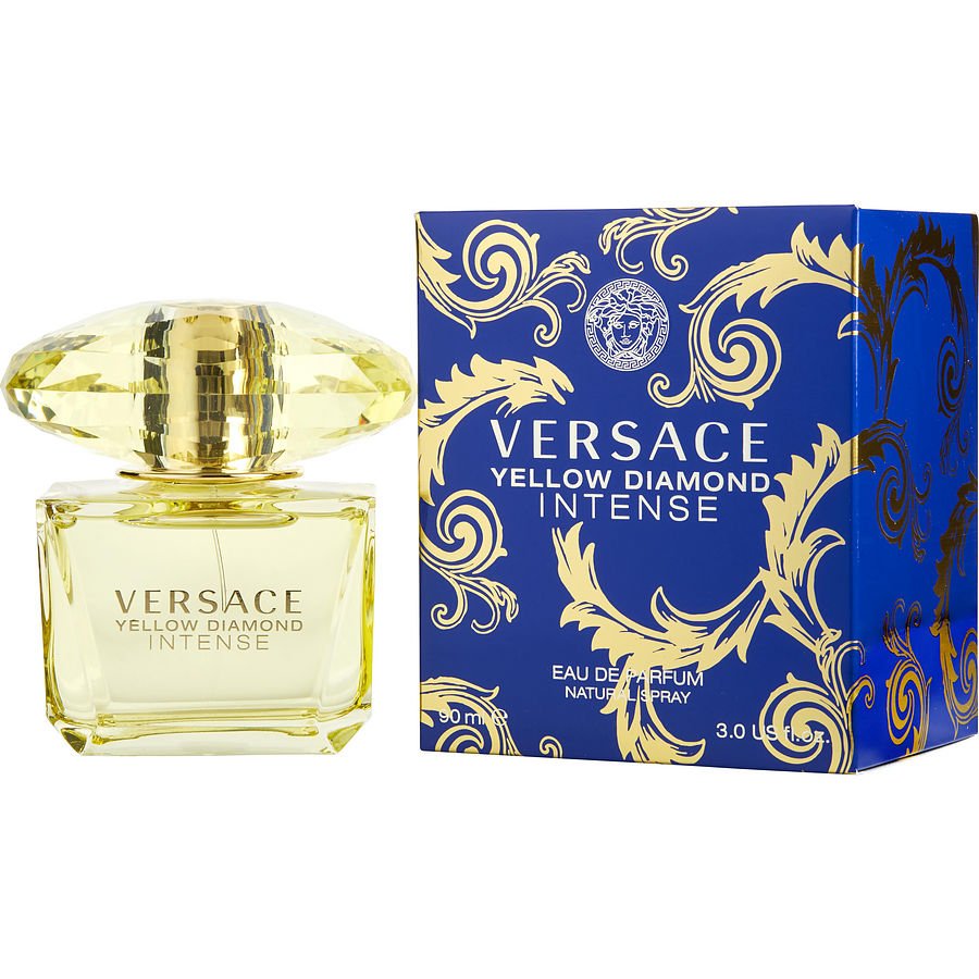 Eau De Parfum Spray 3 Oz - Versace Yellow Diamond Intense By Gianni Versace Eau De Parfum Spray 3 Oz - Versace Yellow Diamond Intense By Gianni Versace