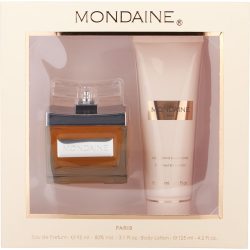 Eau De Parfum Spray 3.1 Oz & Body Lotion 4.2 Oz - Mondaine By Paris Bleu