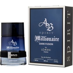 Eau De Parfum Spray 3.3 Oz - Ab Spirit Millionaire Dark Fusion By Lomani