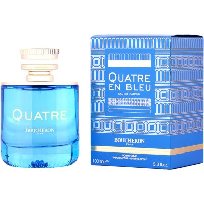 Eau De Parfum Spray 3.3 Oz - Boucheron Quatre En Bleu By Boucheron