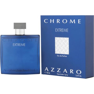 Eau De Parfum Spray 3.3 Oz - Chrome Extreme By Azzaro