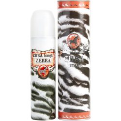 Eau De Parfum Spray 3.3 Oz - Cuba Jungle Zebra By Cuba