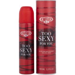 Eau De Parfum Spray 3.3 Oz - Cuba Too Sexy For You By Cuba