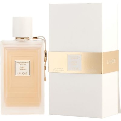 Eau De Parfum Spray 3.3 Oz - Lalique Les Compositions Parfumees Sweet Amber By Lalique