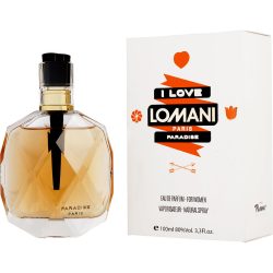 Eau De Parfum Spray 3.3 Oz - Lomani I Love Lomani Paradise By Lomani