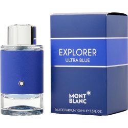 Eau De Parfum Spray 3.3 Oz - Mont Blanc Explorer Ultra Blue By Mont Blanc