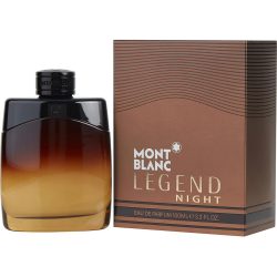 Eau De Parfum Spray 3.3 Oz - Mont Blanc Legend Night By Mont Blanc