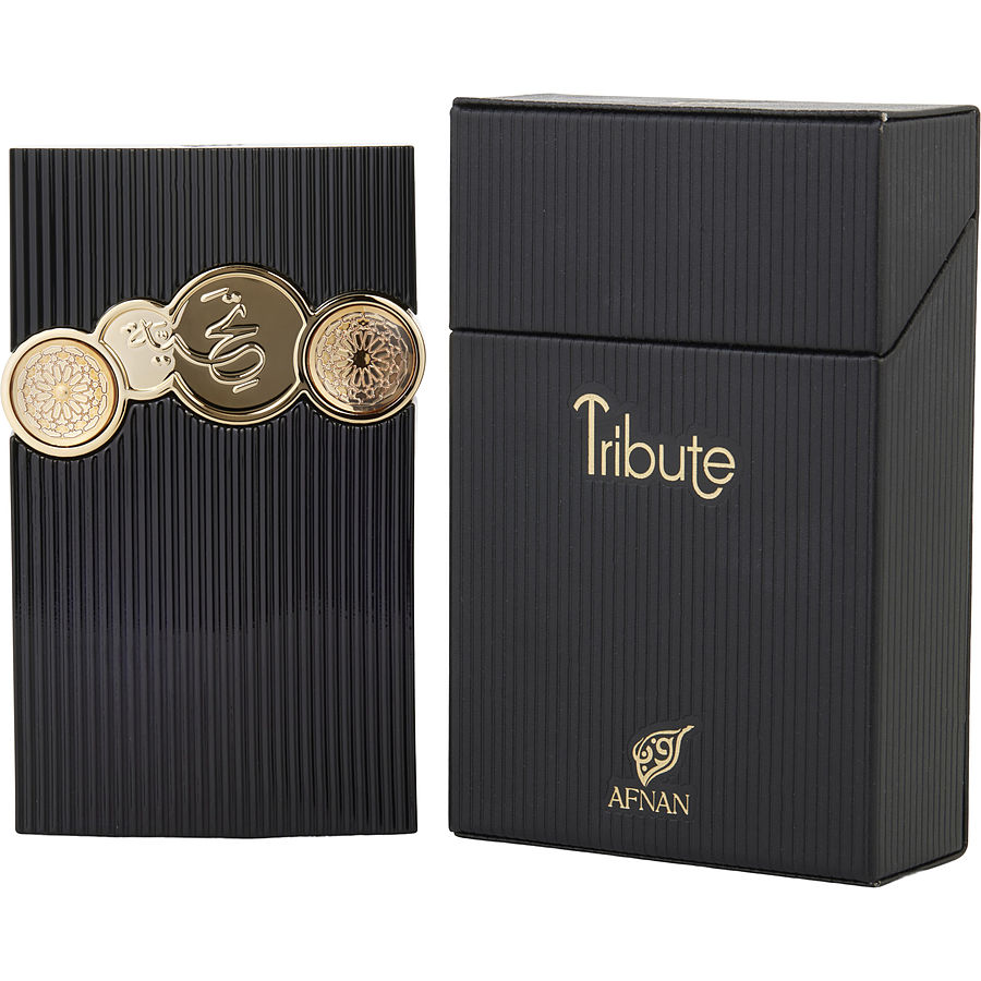 Eau De Parfum Spray 3.4 Oz - Afnan Tribute Black By Afnan Perfumes Eau De Parfum Spray 3.4 Oz - Afnan Tribute Black By Afnan Perfumes