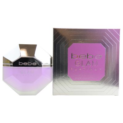 Eau De Parfum Spray 3.4 Oz - Bebe Glam Platinum By Bebe