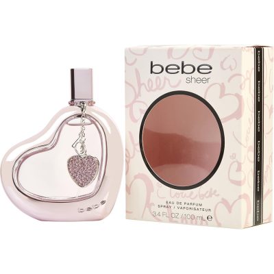Eau De Parfum Spray 3.4 Oz - Bebe Sheer By Bebe
