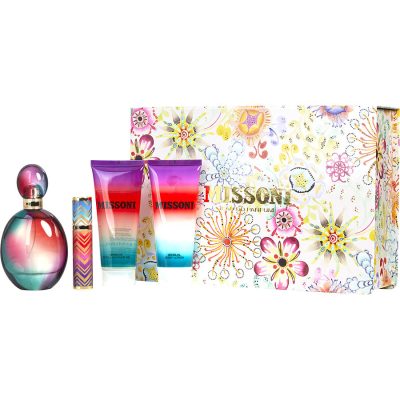 Eau De Parfum Spray 3.4 Oz & Body Lotion 3.4 Oz & Shower Gel 3.4 Oz & Eau De Parfum Spray 0.3 Oz - Missoni By Missoni