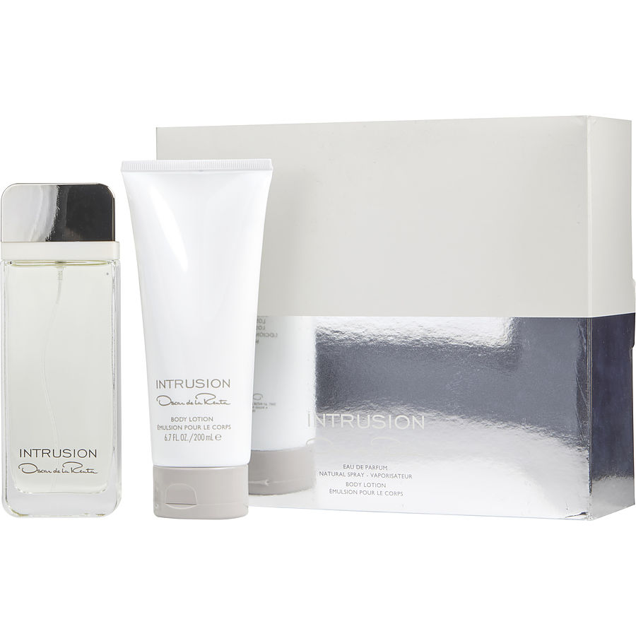 Eau De Parfum Spray 3.4 Oz & Body Lotion 6.7 Oz - Intrusion By Oscar De La Renta Eau De Parfum Spray 3.4 Oz & Body Lotion 6.7 Oz - Intrusion By Oscar De La Renta