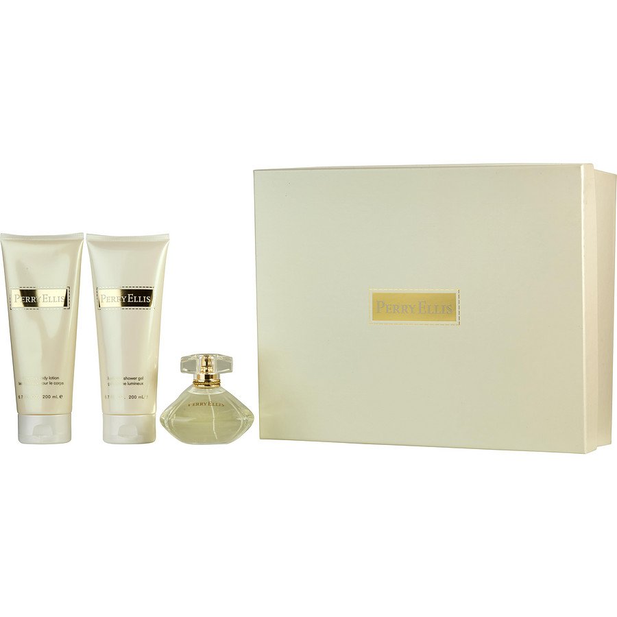 Eau De Parfum Spray 3.4 Oz & Body Lotion 6.7 Oz & Shower Gel 6.7 Oz - Perry Ellis (New) By Perry Ellis Eau De Parfum Spray 3.4 Oz & Body Lotion 6.7 Oz & Shower Gel 6.7 Oz - Perry Ellis (New) By Perry Ellis