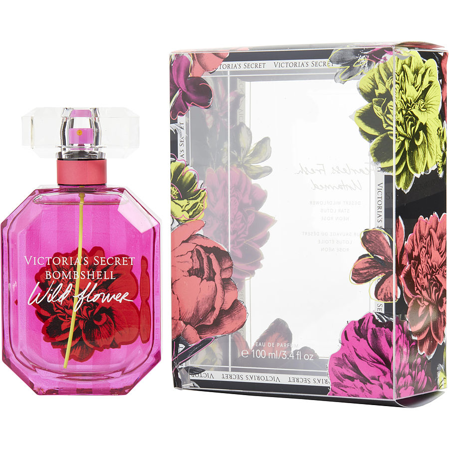 Eau De Parfum Spray 3.4 Oz - Bombshell Wild Flower By Victoria'S Secret Eau De Parfum Spray 3.4 Oz - Bombshell Wild Flower By Victoria'S Secret