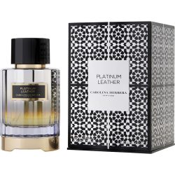 Eau De Parfum Spray 3.4 Oz - Carolina Herrera Platinum Leather By Carolina Herrera