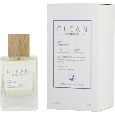 Eau De Parfum Spray 3.4 Oz - Clean Reserve Acqua Neroli By Clean