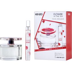 Eau De Parfum Spray 3.4 Oz & Eau De Parfum Spray 0.5 Oz - Kenzo Flower In The Air By Kenzo