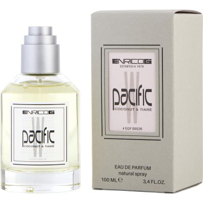 Eau De Parfum Spray 3.4 Oz - Enrico Gi Pacific Coconut & Tiare By Enrico Gi