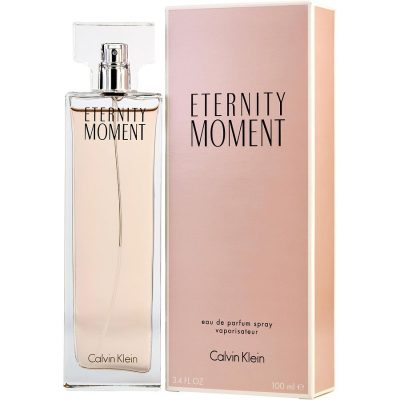 Eau De Parfum Spray 3.4 Oz - Eternity Moment By Calvin Klein