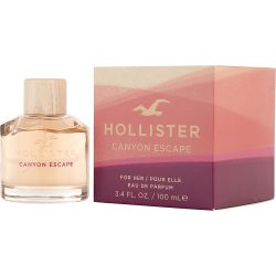 Eau De Parfum Spray 3.4 Oz - Hollister Canyon Escape By Hollister