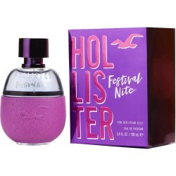 Eau De Parfum Spray 3.4 Oz - Hollister Festival Nite By Hollister