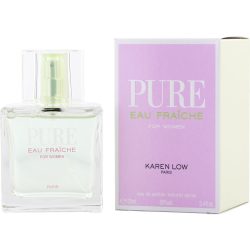 Eau De Parfum Spray 3.4 Oz - Karen Low Pure Eau Fraiche By Karen Low