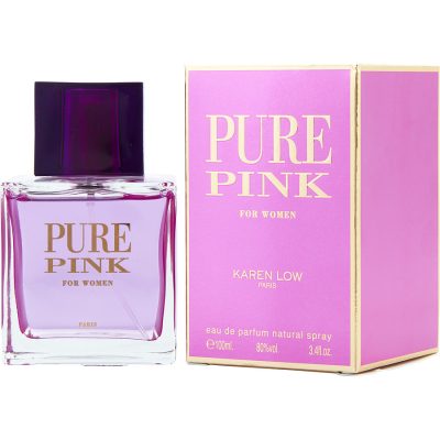 Eau De Parfum Spray 3.4 Oz - Karen Low Pure Pink By Karen Low