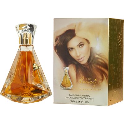 Eau De Parfum Spray 3.4 Oz - Kim Kardashian Pure Honey By Kim Kardashian