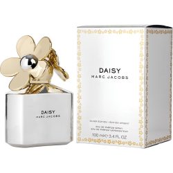 Eau De Parfum Spray 3.4 Oz (Limited Edition) - Marc Jacobs Daisy Silver By Marc Jacobs
