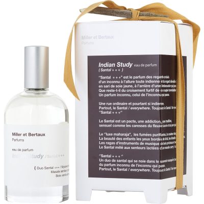 Eau De Parfum Spray 3.4 Oz - Miller Et Bertaux Indian Study/Santal By Miller Et Bertaux