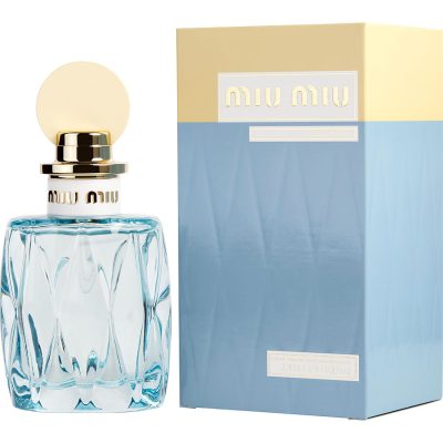 Eau De Parfum Spray 3.4 Oz - Miu Miu L'Eau Bleue By Miu Miu