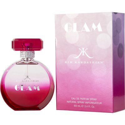 Eau De Parfum Spray 3.4 Oz (New Packaging) - Kim Kardashian Glam By Kim Kardashian