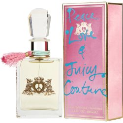 Eau De Parfum Spray 3.4 Oz (New Packaging) - Peace Love & Juicy Couture By Juicy Couture