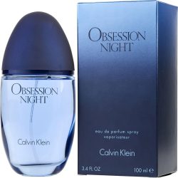 Eau De Parfum Spray 3.4 Oz - Obsession Night By Calvin Klein