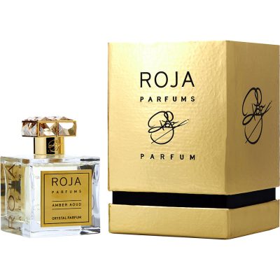 Eau De Parfum Spray 3.4 Oz - Roja Amber Aoud Crystal By Roja Dove