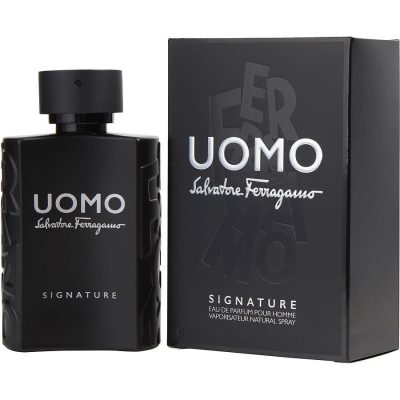 Eau De Parfum Spray 3.4 Oz - Salvatore Ferragamo Uomo Signature By Salvatore Ferragamo