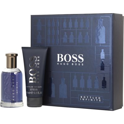 Eau De Parfum Spray 3.4 Oz & Shower Gel 3.4 Oz - Boss Bottled Infinite By Hugo Boss