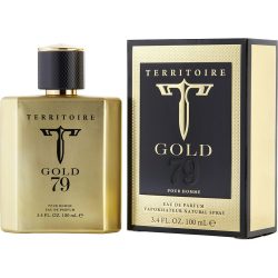 Eau De Parfum Spray 3.4 Oz - Territoire Gold 79 By Yzy Perfume
