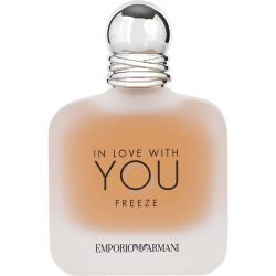 Eau De Parfum Spray 3.4 Oz *Tester - Emporio Armani In Love With You Freeze By Giorgio Armani