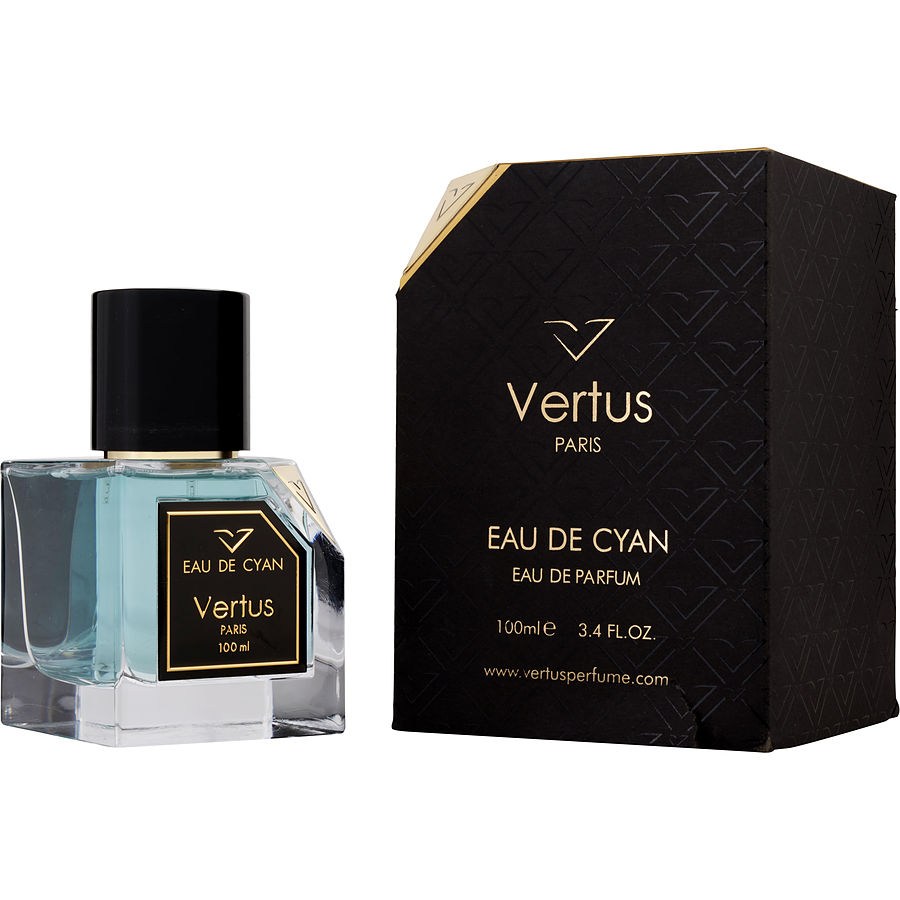 Eau De Parfum Spray 3.4 Oz - Vertus Eau De Cyan By Vertus Eau De Parfum Spray 3.4 Oz - Vertus Eau De Cyan By Vertus