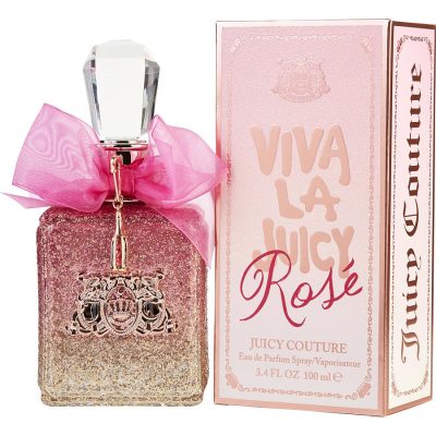 Eau De Parfum Spray 3.4 Oz - Viva La Juicy Rose By Juicy Couture
