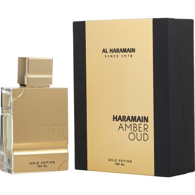 Eau De Parfum Spray 4 Oz (Gold Edition) - Al Haramain Amber Oud By Al Haramain