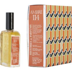 Eau De Parfum Spray 4 Oz - Histoires De Parfums Ambre 114 By Histoires De Parfums